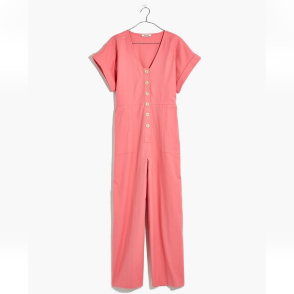 NWOT Madewell Button-Front Day Jumpsuit